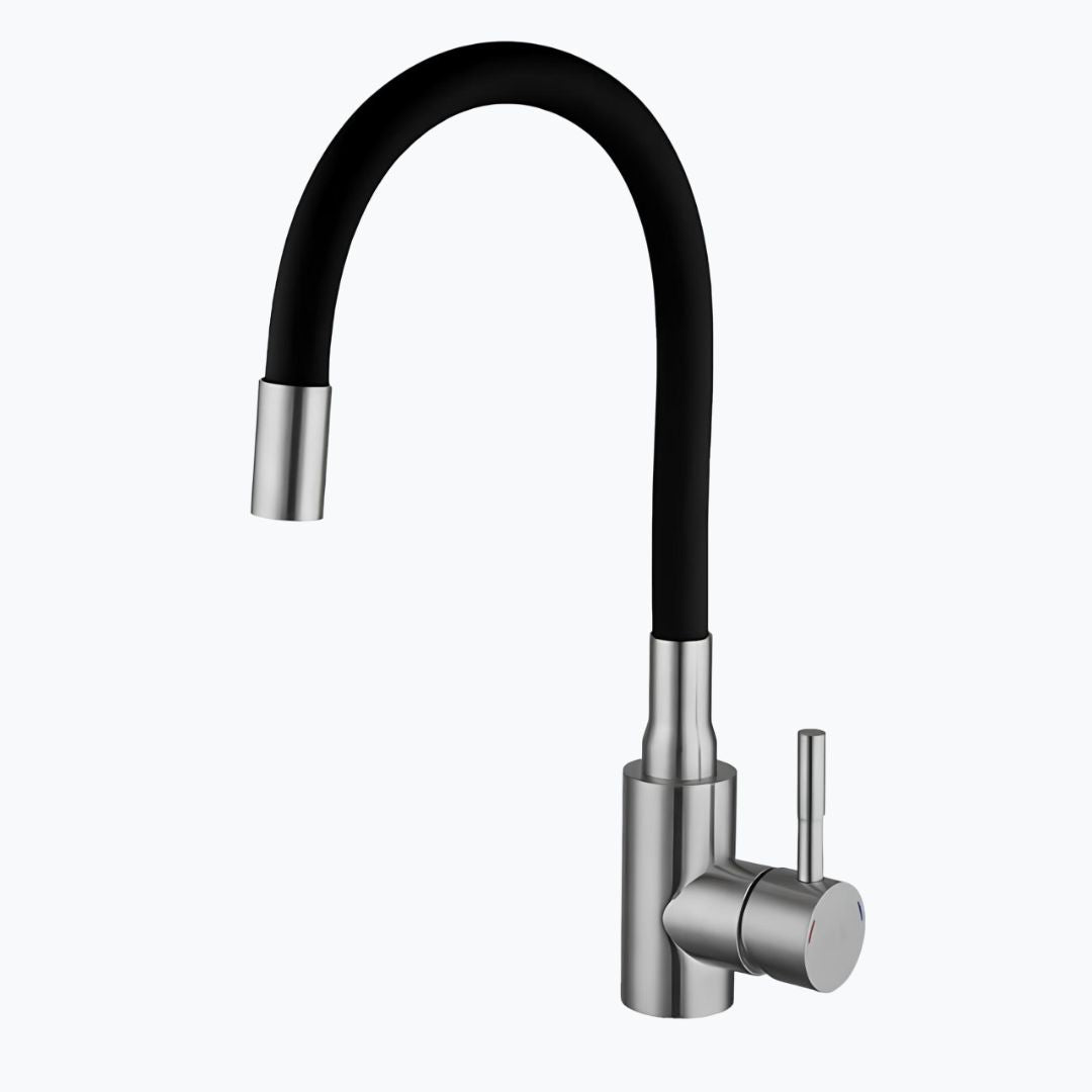 Robinet évier flexible coloré orientable 360° L'art du robinet