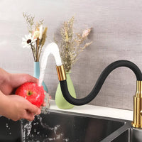 Robinet évier flexible coloré orientable 360° L'art du robinet