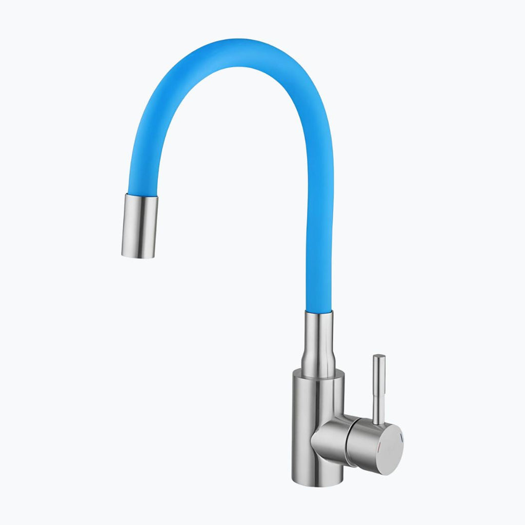 Robinet évier flexible coloré orientable 360° L'art du robinet