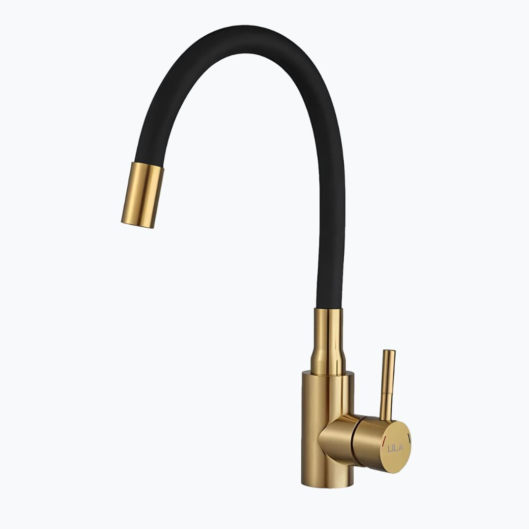 Robinet évier flexible coloré orientable 360° L'art du robinet