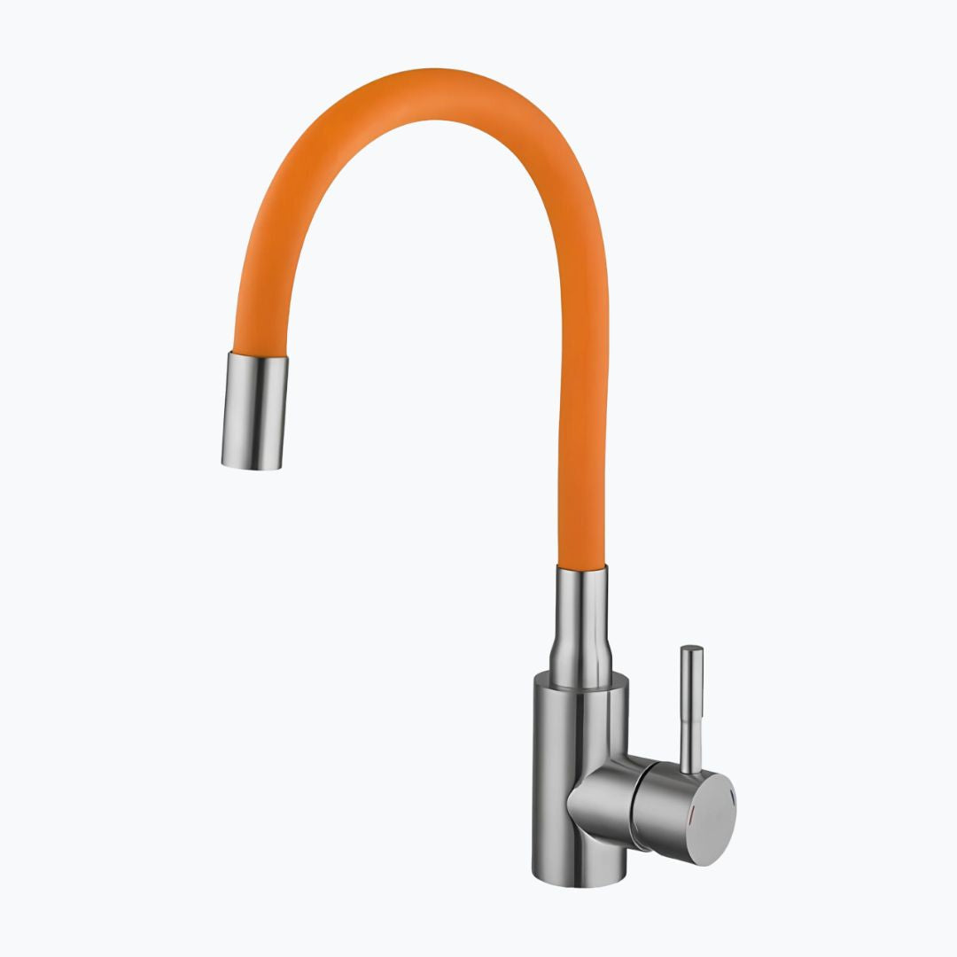 Robinet évier flexible coloré orientable 360° L'art du robinet