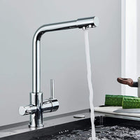 Robinet évier mitigeur double sortie filtration L'art du robinet