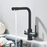 Robinet évier mitigeur double sortie filtration L'art du robinet