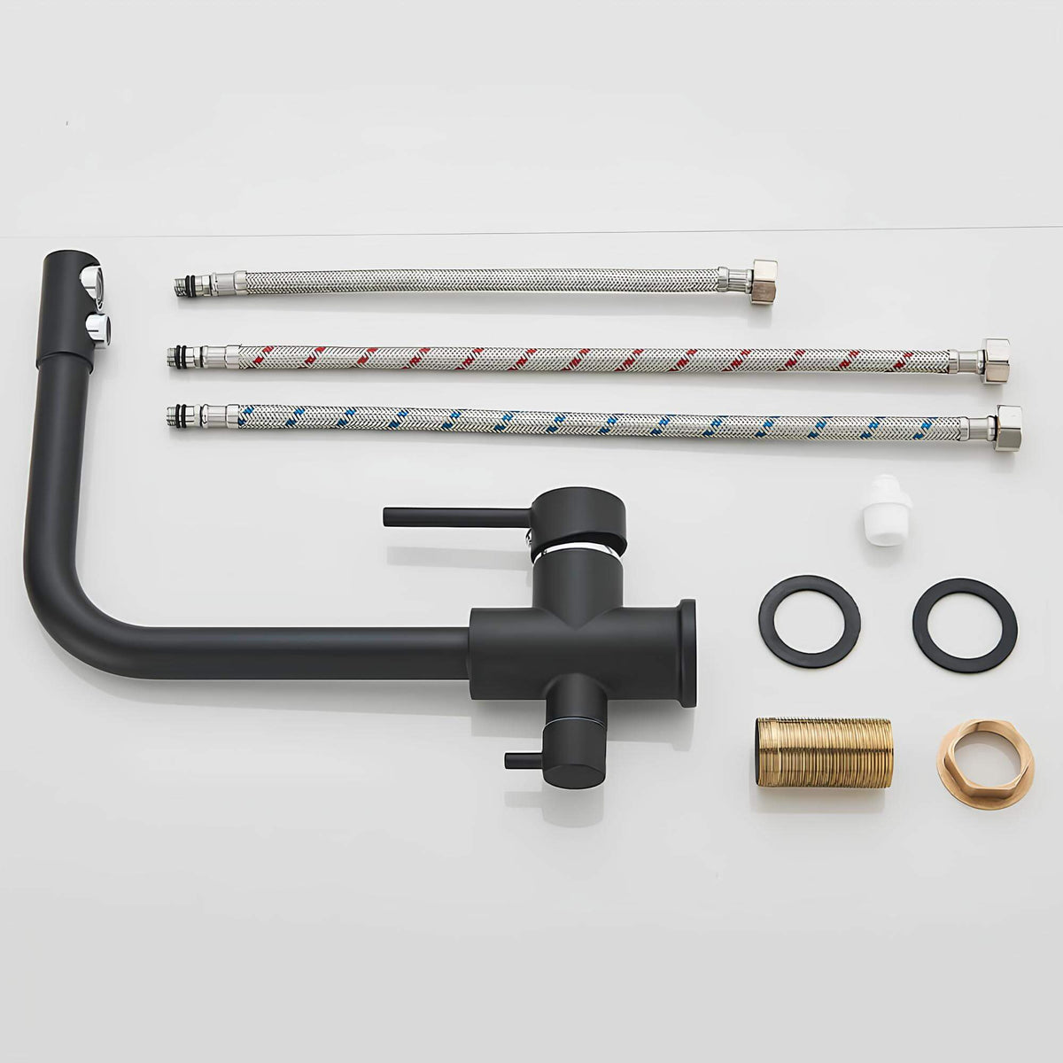 Robinet évier mitigeur double sortie filtration L'art du robinet