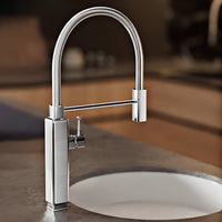 Robinet évier mitigeur douchette extractible laiton L'art du robinet