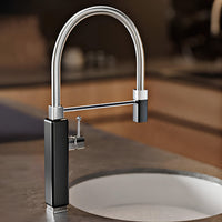 Robinet évier mitigeur douchette extractible laiton L'art du robinet