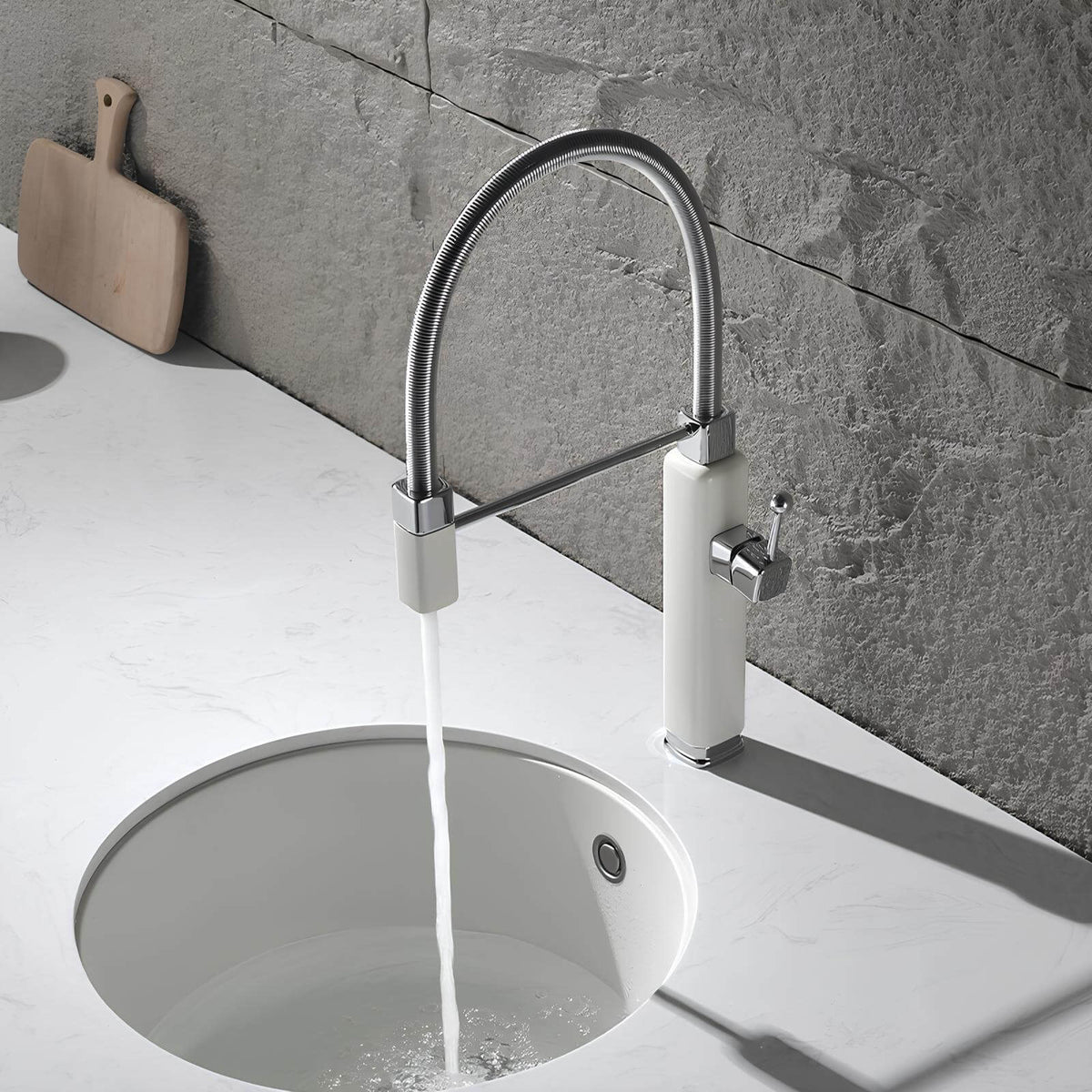 Robinet évier mitigeur douchette extractible laiton L'art du robinet