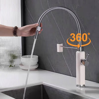 Robinet évier mitigeur douchette extractible laiton L'art du robinet