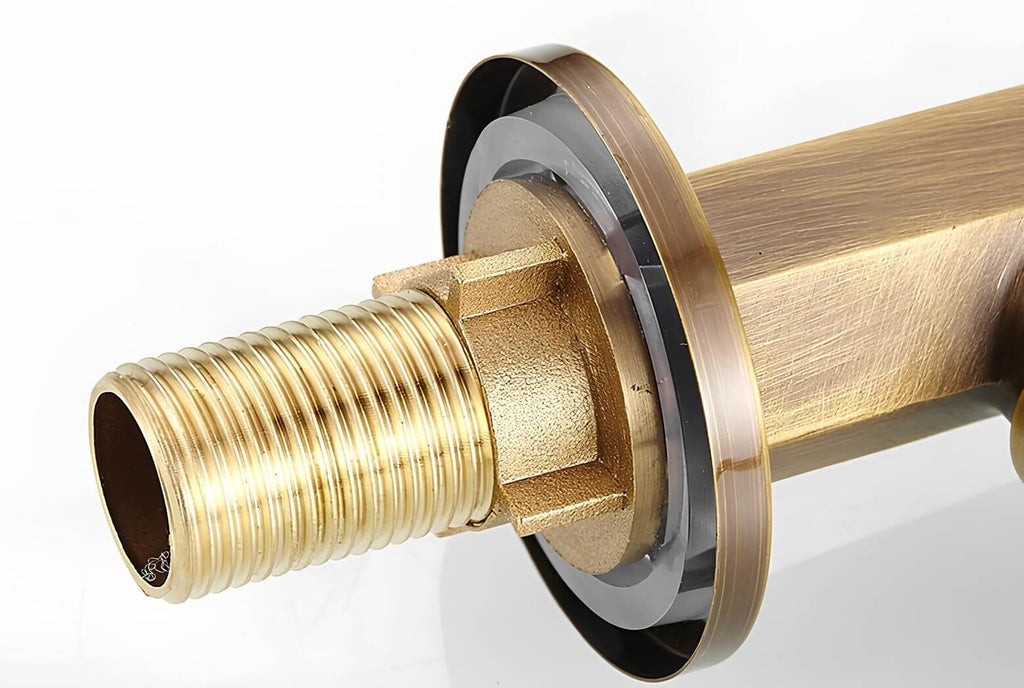 Robinet évier monotrou eau froide bronze brossé L'art du robinet