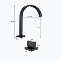 Robinet lavabo 3 trous en laiton doubles poignées L'art du robinet