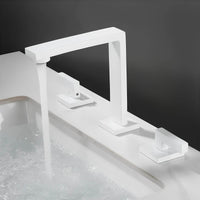Robinet lavabo 3 trous style antique cascade L'art du robinet
