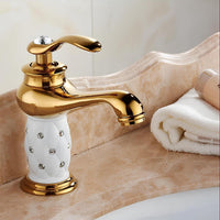 Robinet lavabo baroque bronze antique L'art du robinet