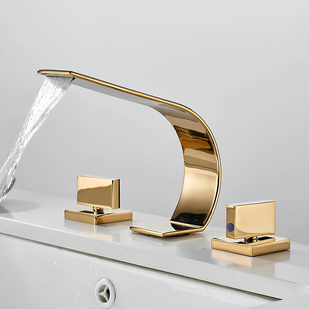 Robinet lavabo cascade - design minimaliste L'art du robinet