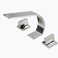 Robinet lavabo cascade - design minimaliste L'art du robinet