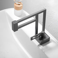 Robinet lavabo cascade laiton massif design L'art du robinet