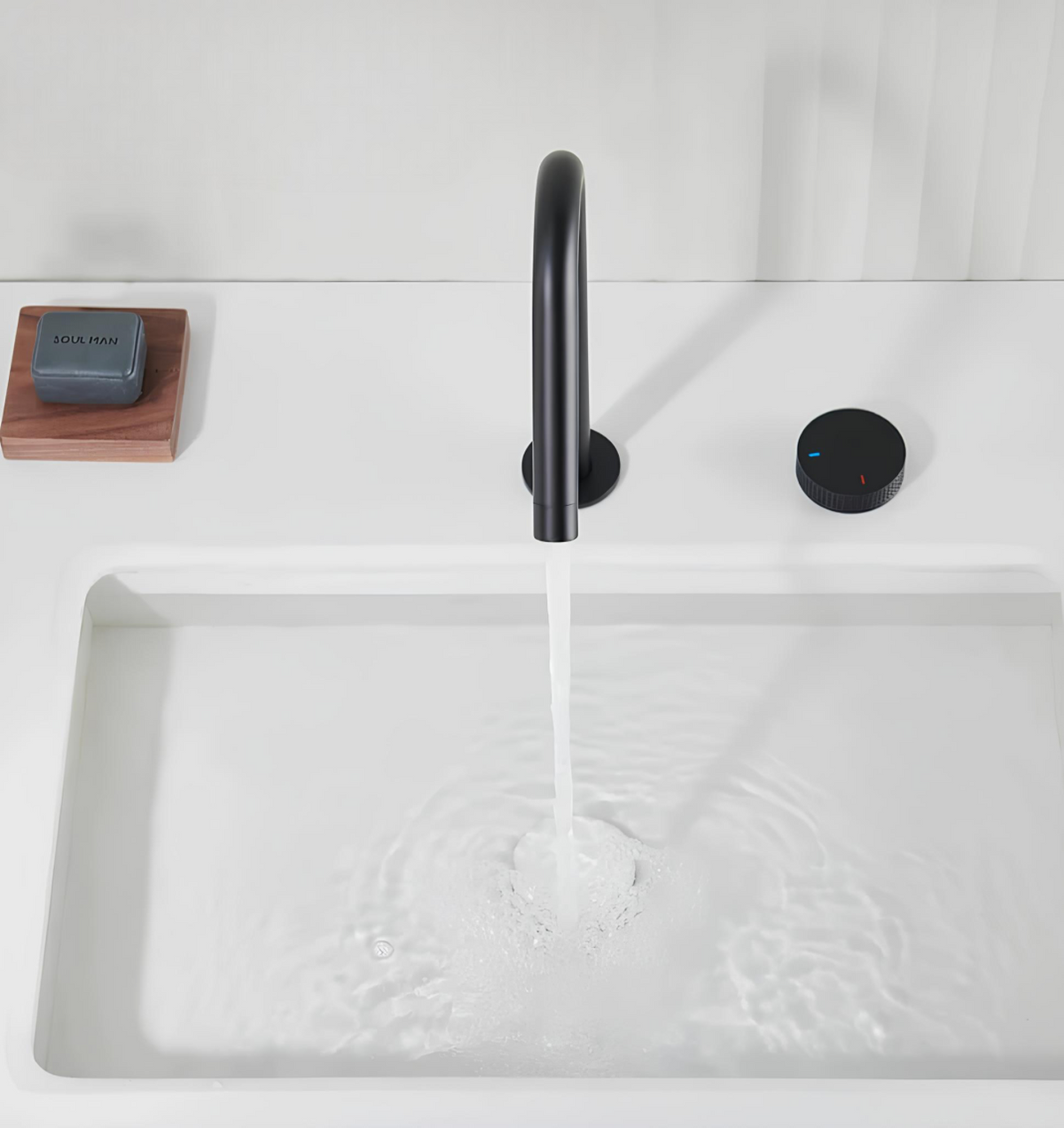 Robinet lavabo design industriel minimaliste L'art du robinet