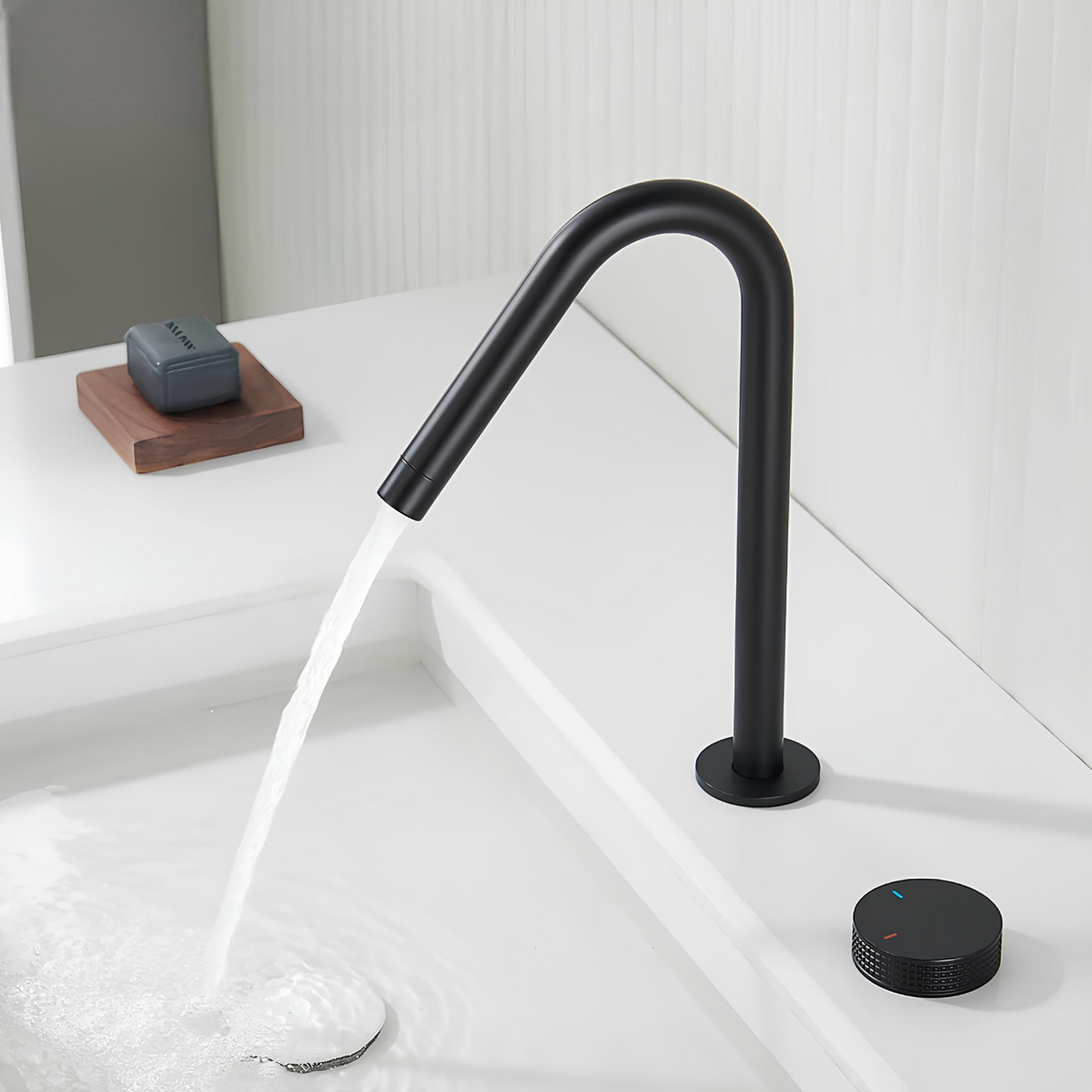 Robinet lavabo design industriel minimaliste L'art du robinet