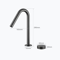 Robinet lavabo design industriel minimaliste