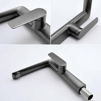 Robinet lavabo haut design - mitigeur bec allongé chrome L'art du robinet