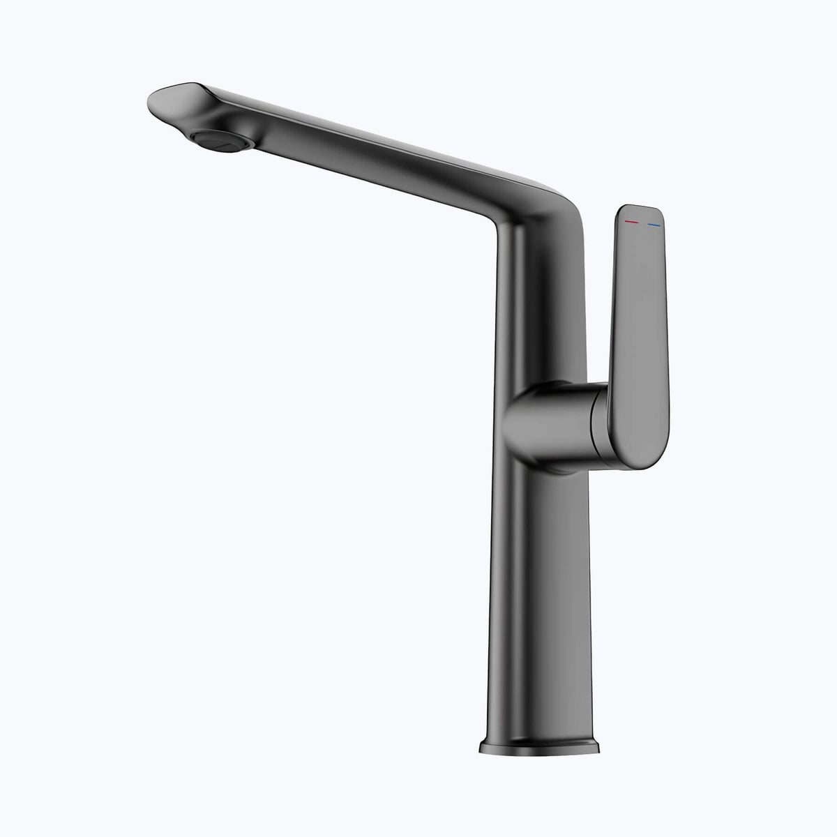 Robinet lavabo haut design - mitigeur bec allongé chrome L'art du robinet