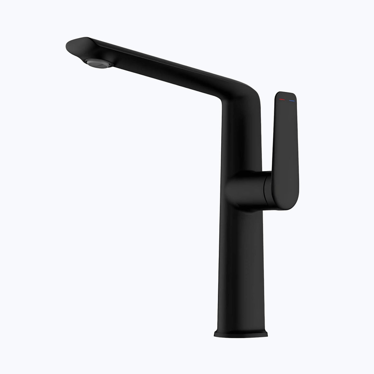 Robinet lavabo haut design - mitigeur bec allongé chrome L'art du robinet