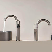 Robinet lavabo haut laiton mitigeur bec pivotant L'art du robinet