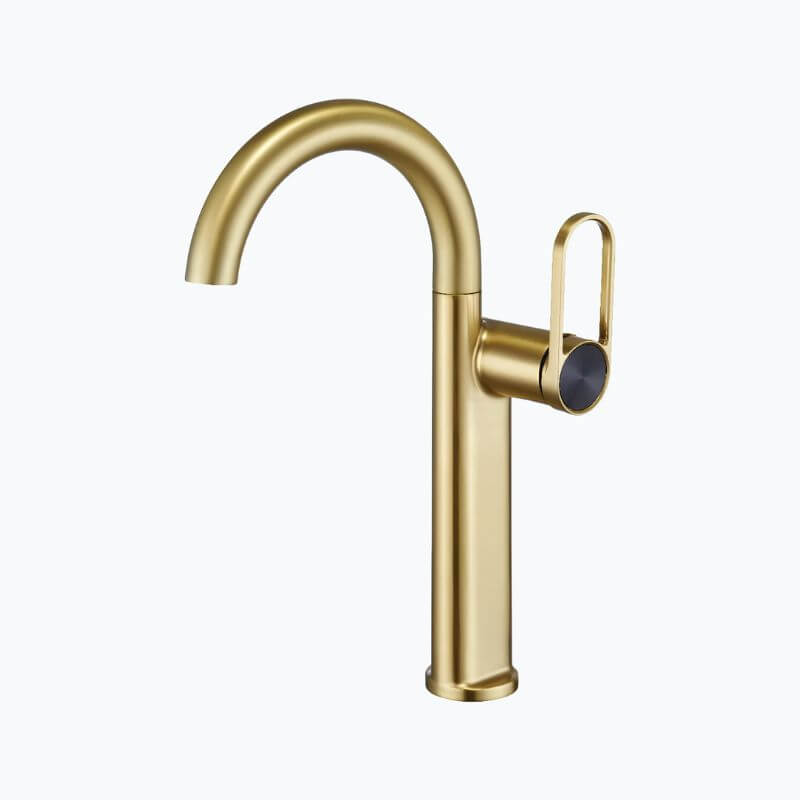 Robinet lavabo haut laiton mitigeur bec pivotant L'art du robinet