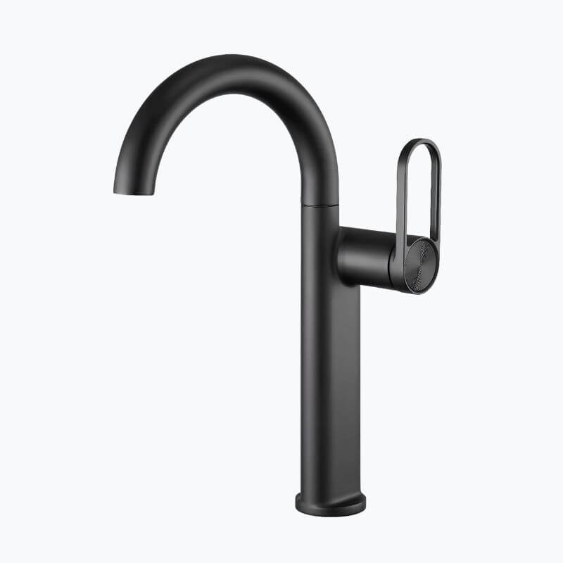 Robinet lavabo haut laiton mitigeur bec pivotant L'art du robinet