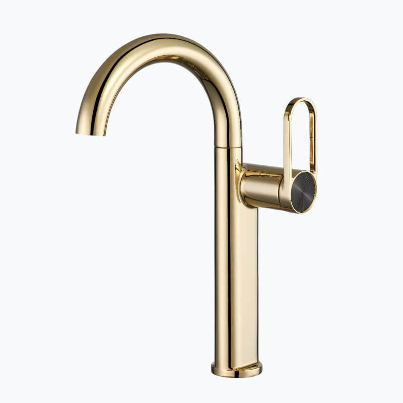 Robinet lavabo haut laiton mitigeur bec pivotant L'art du robinet