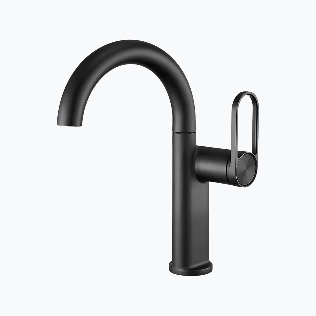 Robinet lavabo haut laiton mitigeur bec pivotant L'art du robinet
