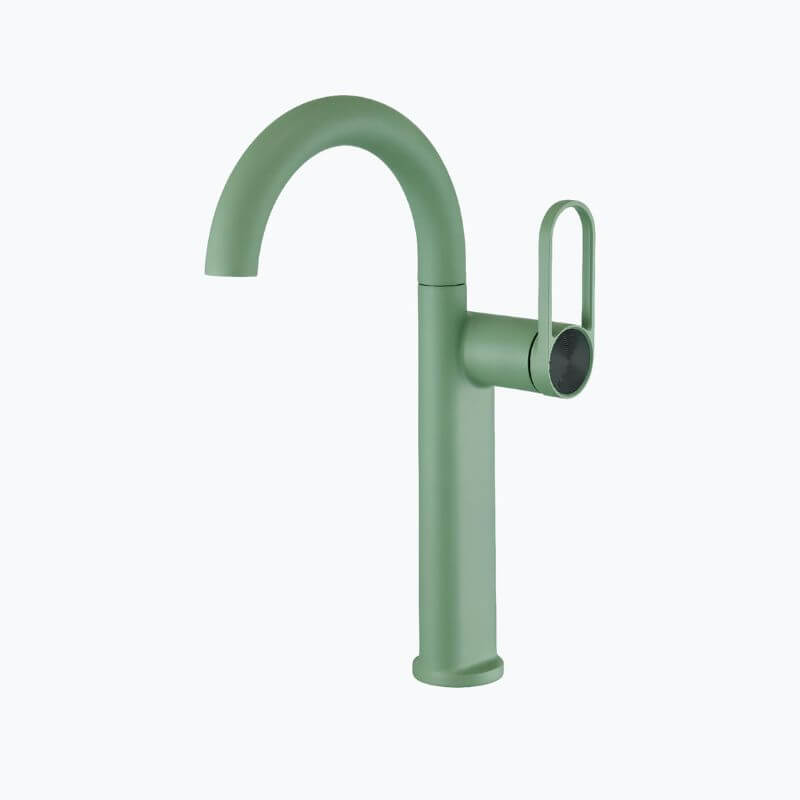 Robinet lavabo haut laiton mitigeur bec pivotant L'art du robinet