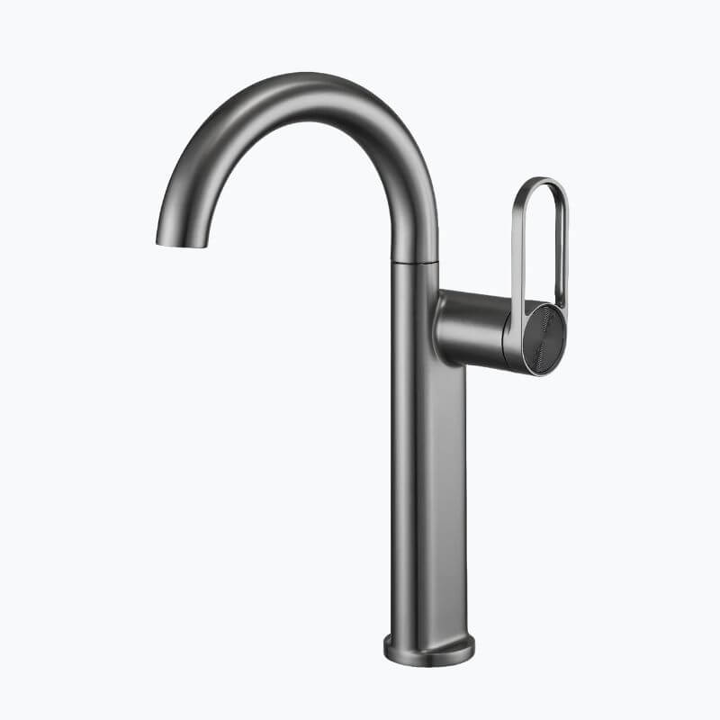 Robinet lavabo haut laiton mitigeur bec pivotant L'art du robinet