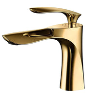 Robinet lavabo mitigeur cascade design contemporain L'art du robinet