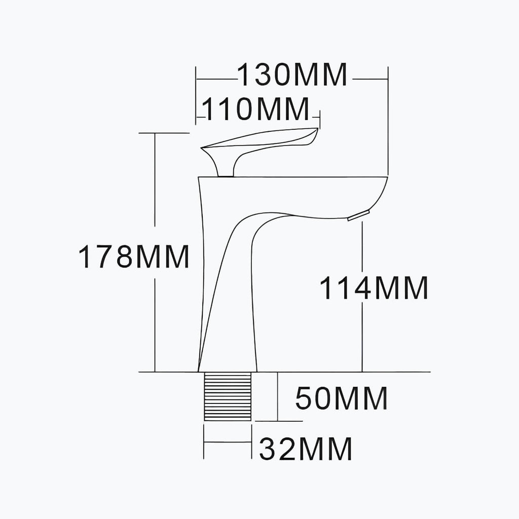 Robinet lavabo mitigeur cascade design contemporain L'art du robinet
