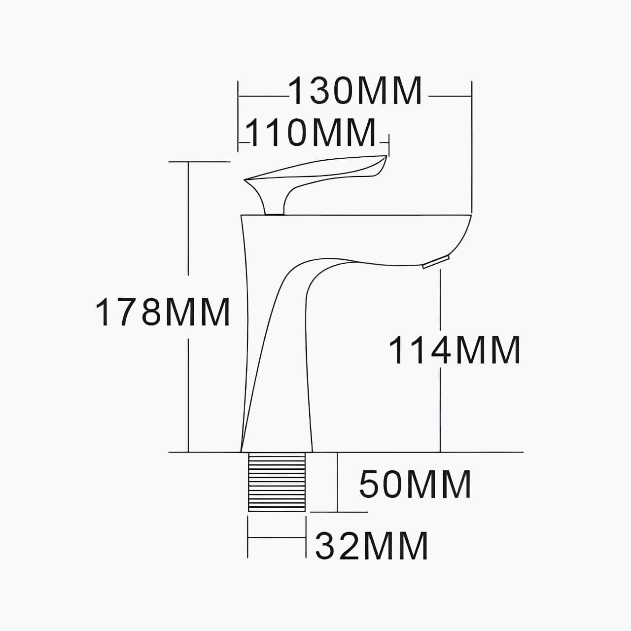 Robinet lavabo mitigeur cascade design contemporain L'art du robinet