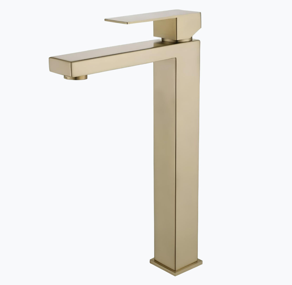 Robinet lavabo mitigeur inox or brossé L'art du robinet