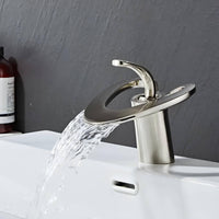 Robinet lavabo mitigeur laiton design contemporain silencieux L'art du robinet