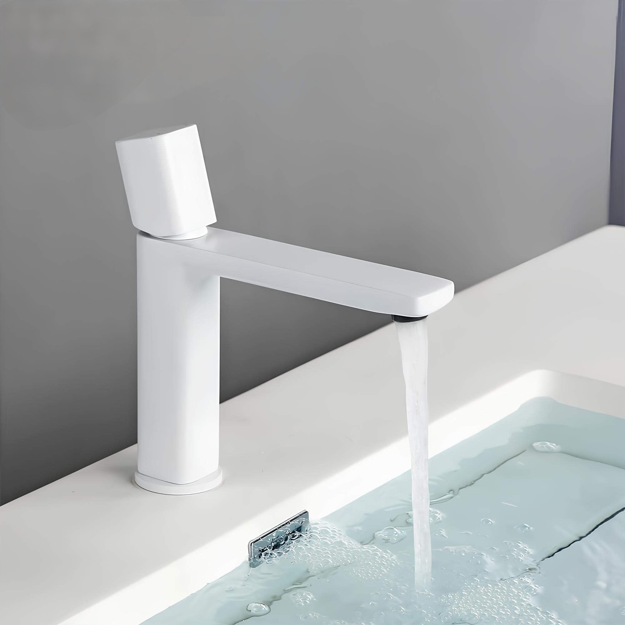Robinet lavabo mitigeur laiton design moderne L'art du robinet