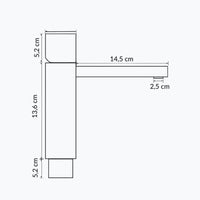 Robinet lavabo mitigeur laiton design moderne L'art du robinet