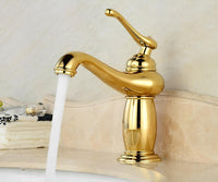 Robinet lavabo monocommande vintage bronze antique L'art du robinet