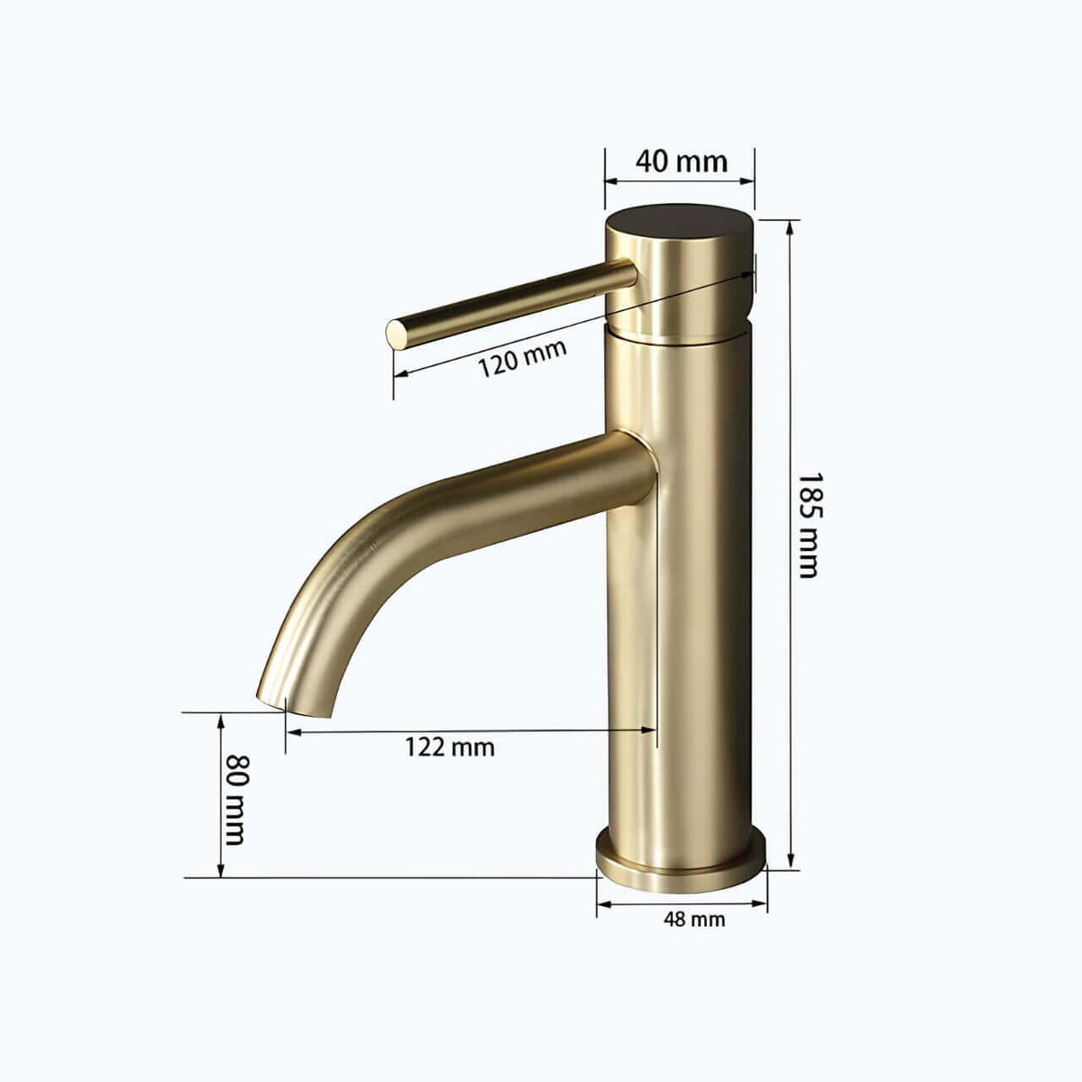 Robinet lavabo monotrou design contemporain L'art du robinet