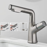 Robinet lavabo orientable avec douchette intégrée L'art du robinet