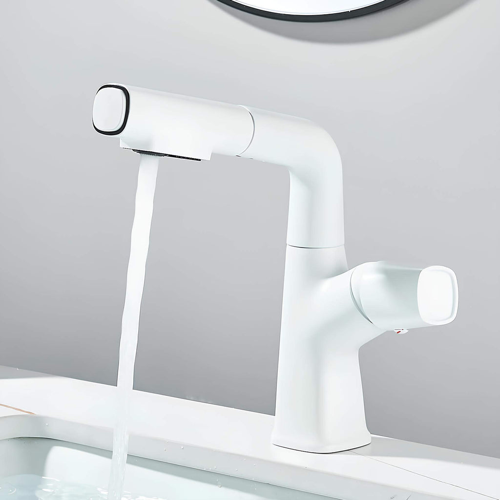 Robinet lavabo orientable avec douchette intégrée L'art du robinet