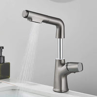 Robinet lavabo orientable avec douchette intégrée L'art du robinet