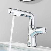 Robinet lavabo orientable avec douchette intégrée L'art du robinet