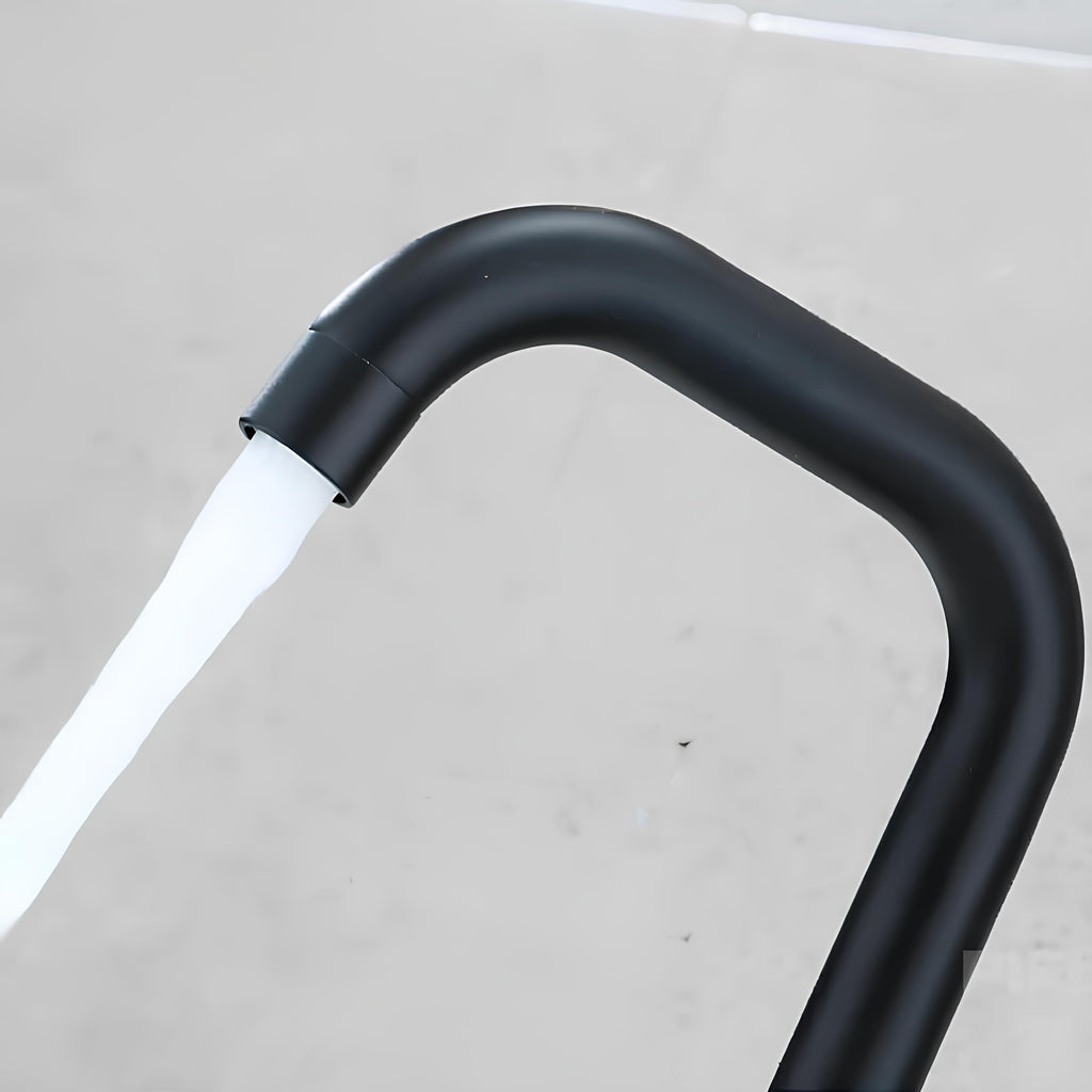 Robinet lavabo pivotant 360° acier inoxydable L'art du robinet