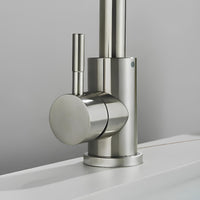 Robinet lavabo pivotant 360° acier inoxydable L'art du robinet