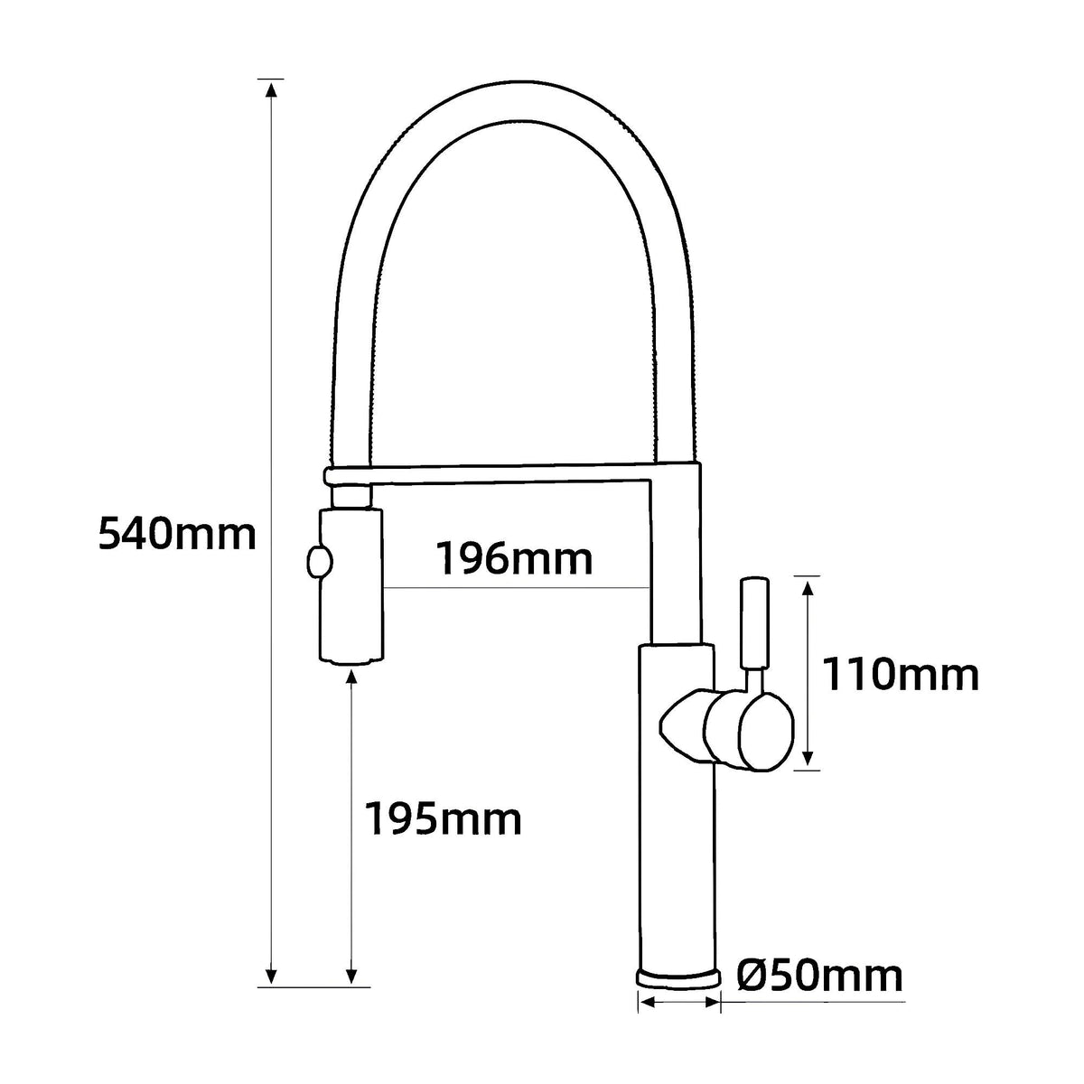 Robinet mitigeur cuisine bec escamotable rotation 360° L'art du robinet