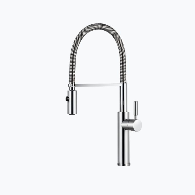 Robinet mitigeur cuisine bec escamotable rotation 360° L'art du robinet