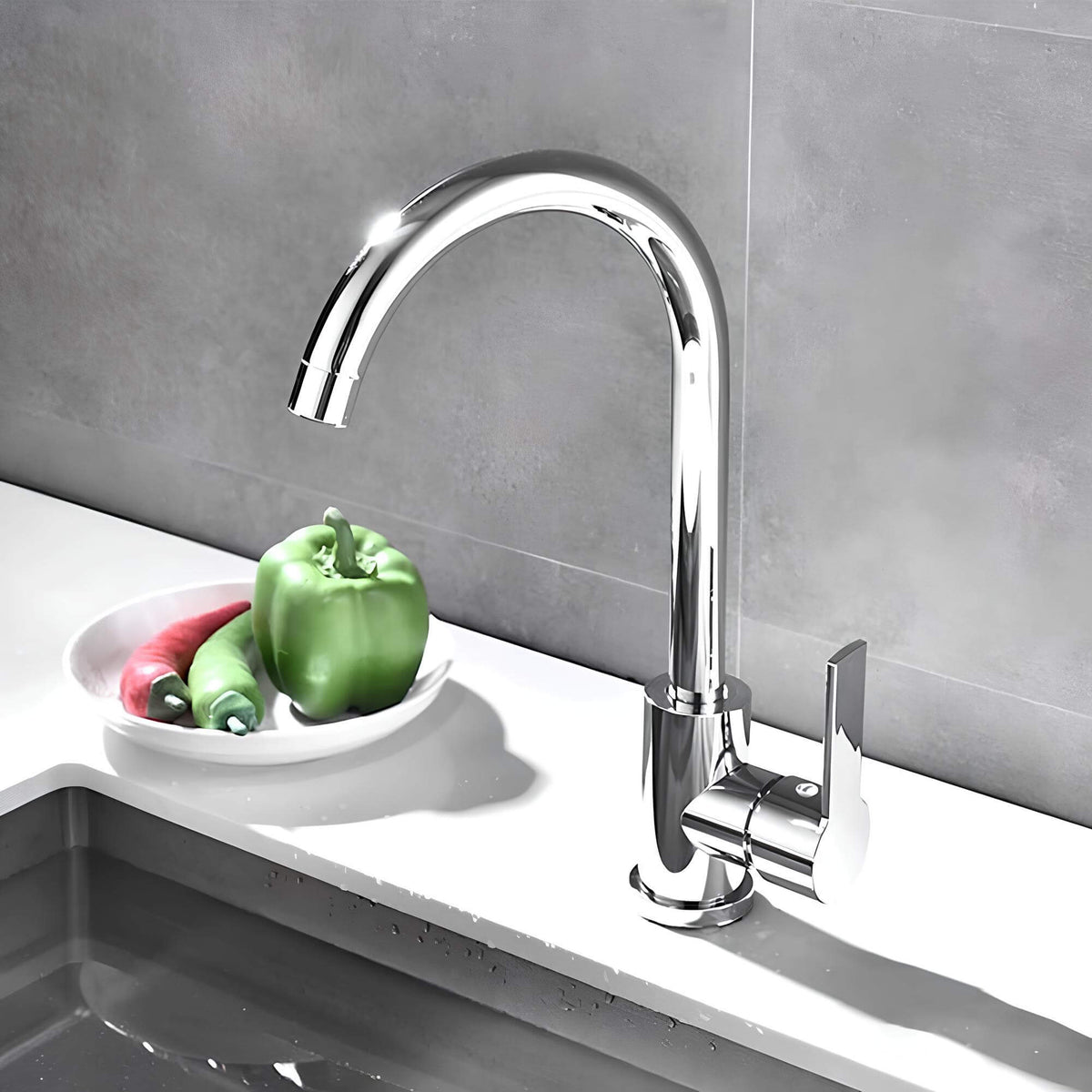 Robinet mitigeur évier bec orientable L'art du robinet